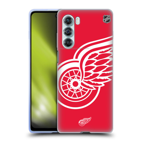 NHL Detroit Red Wings Oversized Soft Gel Case for Motorola Edge S30 / Moto G200 5G