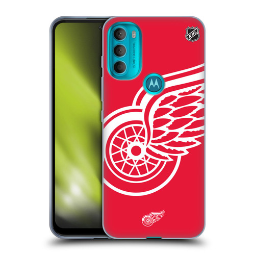 NHL Detroit Red Wings Oversized Soft Gel Case for Motorola Moto G71 5G