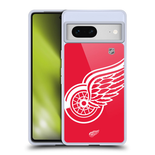 NHL Detroit Red Wings Oversized Soft Gel Case for Google Pixel 7