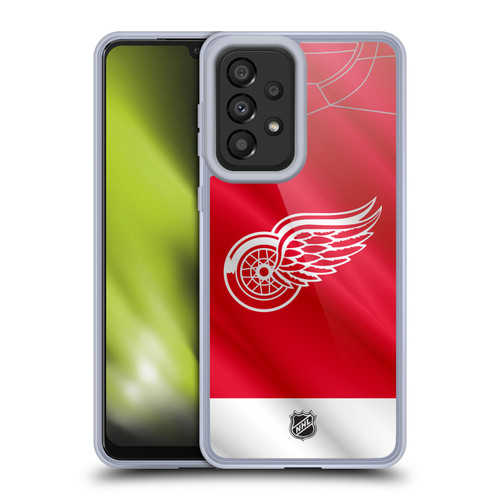 NHL Detroit Red Wings Jersey Soft Gel Case for Samsung Galaxy A33 5G (2022)