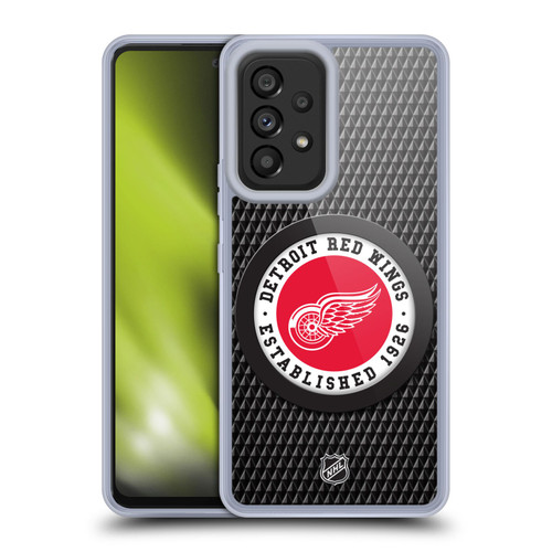 NHL Detroit Red Wings Puck Texture Soft Gel Case for Samsung Galaxy A53 5G (2022)