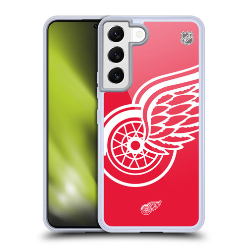 NHL Detroit Red Wings Oversized Soft Gel Case for Samsung Galaxy S22 5G