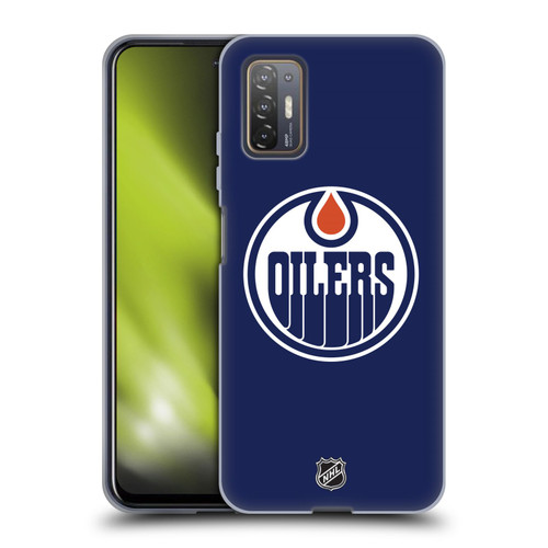 NHL Edmonton Oilers Plain Soft Gel Case for HTC Desire 21 Pro 5G
