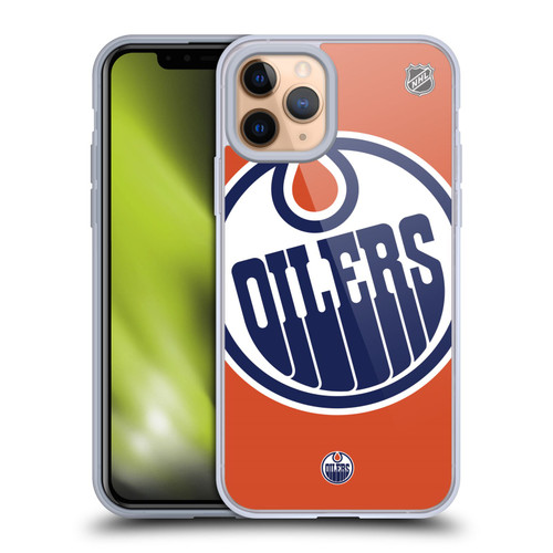 NHL Edmonton Oilers Oversized Soft Gel Case for Apple iPhone 11 Pro
