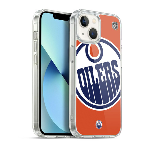 NHL Edmonton Oilers Oversized Soft Gel Case for Apple iPhone 13