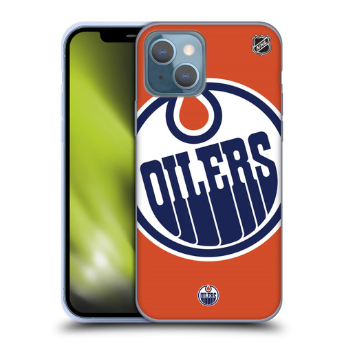 NHL Edmonton Oilers Oversized Soft Gel Case for Apple iPhone 13
