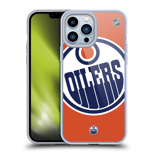NHL Edmonton Oilers Oversized Soft Gel Case for Apple iPhone 13 Pro Max