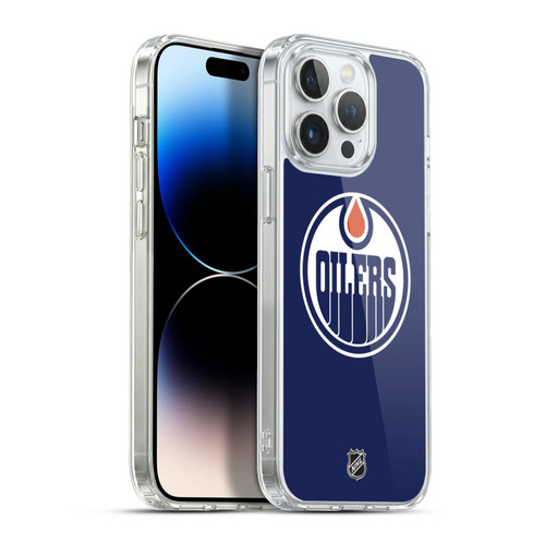 NHL Edmonton Oilers Plain Soft Gel Case for Apple iPhone 13 Pro Max & MagSafe