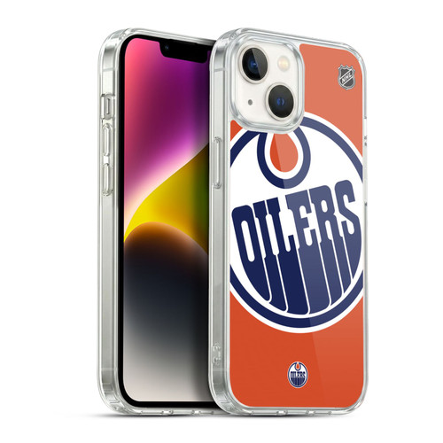 NHL Edmonton Oilers Oversized Soft Gel Case for Apple iPhone 14