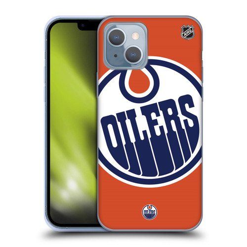 NHL Edmonton Oilers Oversized Soft Gel Case for Apple iPhone 14