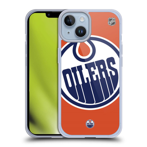 NHL Edmonton Oilers Oversized Soft Gel Case for Apple iPhone 14