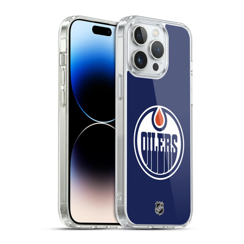 NHL Edmonton Oilers Plain Soft Gel Case for Apple iPhone 14 Pro Max & MagSafe