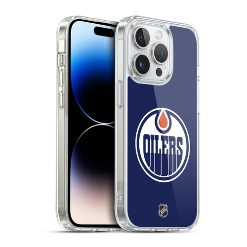 NHL Edmonton Oilers Plain Soft Gel Case for Apple iPhone 14 Pro & MagSafe