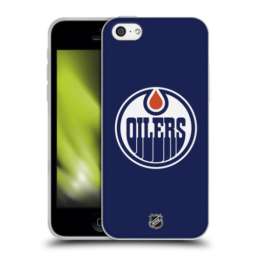 NHL Edmonton Oilers Plain Soft Gel Case for Apple iPhone 5c