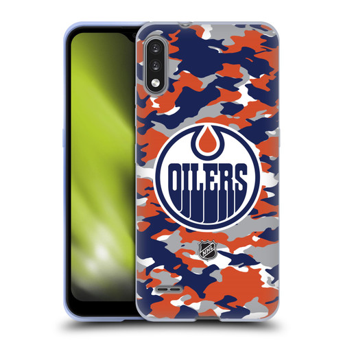 NHL Edmonton Oilers Camouflage Soft Gel Case for LG K22
