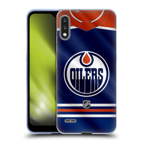 NHL Edmonton Oilers Jersey Soft Gel Case for LG K22
