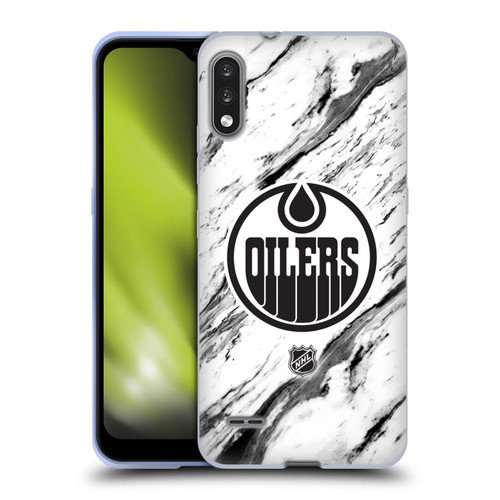 NHL Edmonton Oilers Marble Soft Gel Case for LG K22