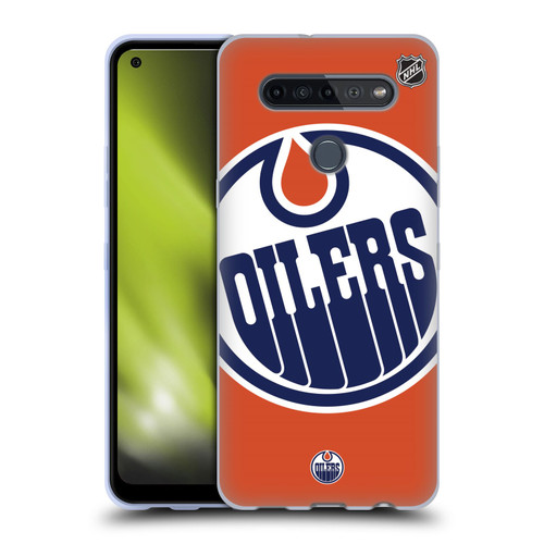 NHL Edmonton Oilers Oversized Soft Gel Case for LG K51S