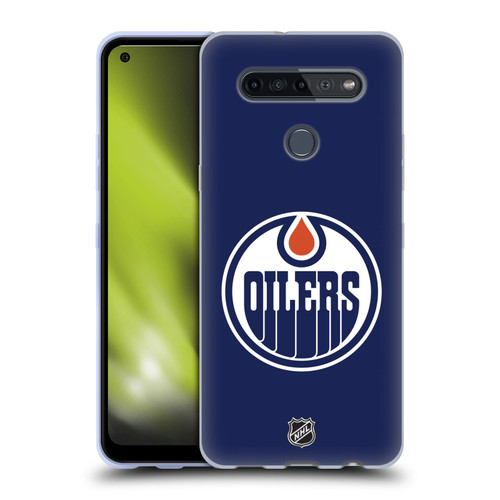 NHL Edmonton Oilers Plain Soft Gel Case for LG K51S