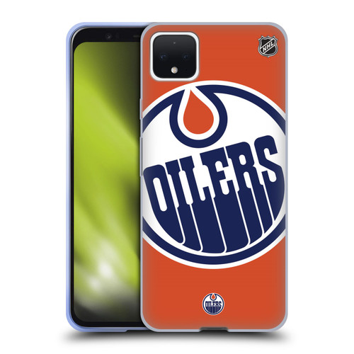 NHL Edmonton Oilers Oversized Soft Gel Case for Google Pixel 4 XL