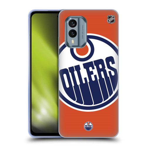 NHL Edmonton Oilers Oversized Soft Gel Case for Nokia X30