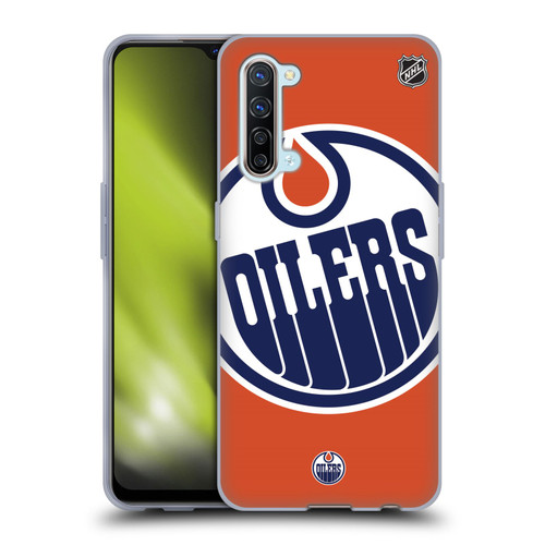 NHL Edmonton Oilers Oversized Soft Gel Case for OPPO Find X2 Lite 5G