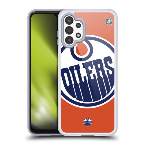 NHL Edmonton Oilers Oversized Soft Gel Case for Samsung Galaxy A13 (2022)