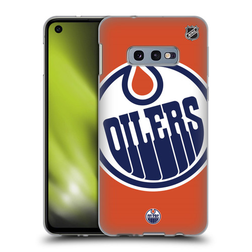 NHL Edmonton Oilers Oversized Soft Gel Case for Samsung Galaxy S10e