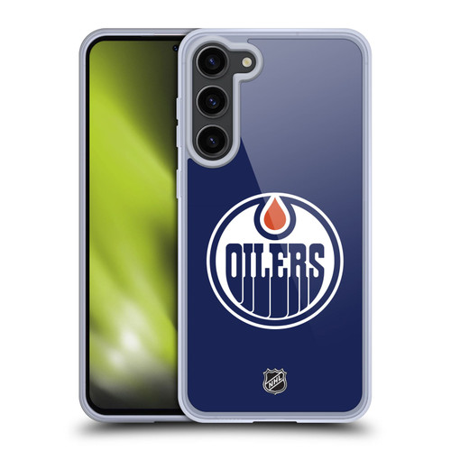 NHL Edmonton Oilers Plain Soft Gel Case for Samsung Galaxy S23+ 5G