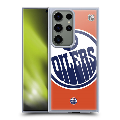 NHL Edmonton Oilers Oversized Soft Gel Case for Samsung Galaxy S23 Ultra 5G