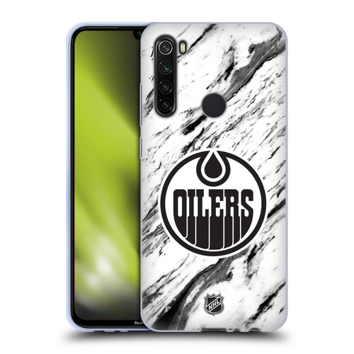NHL Edmonton Oilers Marble Soft Gel Case for Xiaomi Redmi Note 8T