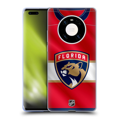 NHL Florida Panthers Jersey Soft Gel Case for Huawei Mate 40 Pro 5G