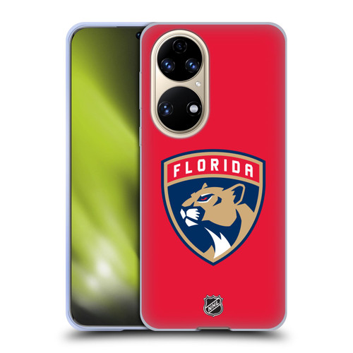 NHL Florida Panthers Plain Soft Gel Case for Huawei P50