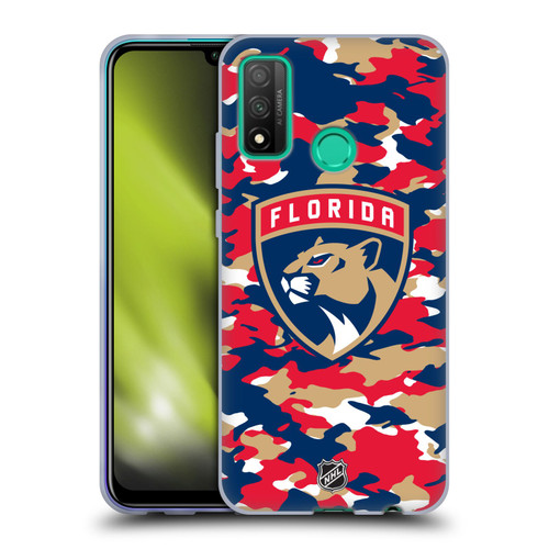 NHL Florida Panthers Camouflage Soft Gel Case for Huawei P Smart (2020)