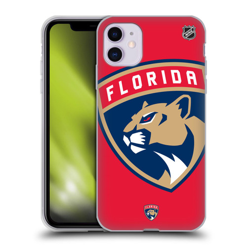 NHL Florida Panthers Oversized Soft Gel Case for Apple iPhone 11