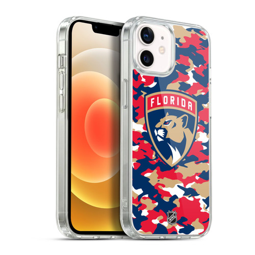 NHL Florida Panthers Camouflage Soft Gel Case for Apple iPhone 12 / iPhone 12 Pro & MagSafe