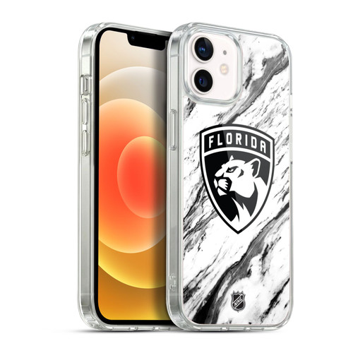 NHL Florida Panthers Marble Soft Gel Case for Apple iPhone 12 / iPhone 12 Pro & MagSafe