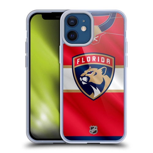 NHL Florida Panthers Jersey Soft Gel Case for Apple iPhone 12 Mini
