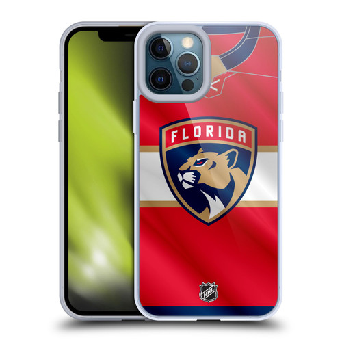 NHL Florida Panthers Jersey Soft Gel Case for Apple iPhone 12 Pro Max