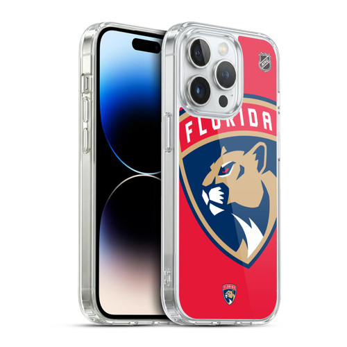 NHL Florida Panthers Oversized Soft Gel Case for Apple iPhone 13 Pro