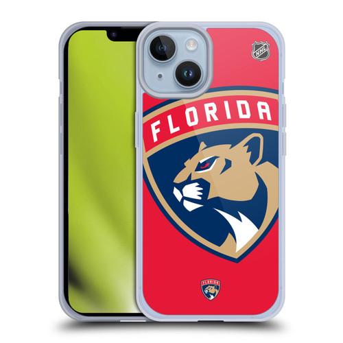 NHL Florida Panthers Oversized Soft Gel Case for Apple iPhone 14