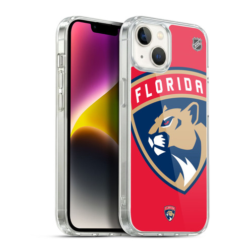 NHL Florida Panthers Oversized Soft Gel Case for Apple iPhone 14 Plus