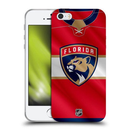 NHL Florida Panthers Jersey Soft Gel Case for Apple iPhone 5 / 5s / iPhone SE 2016