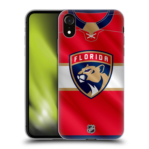 NHL Florida Panthers Jersey Soft Gel Case for Apple iPhone XR