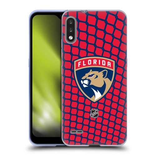 NHL Florida Panthers Net Pattern Soft Gel Case for LG K22