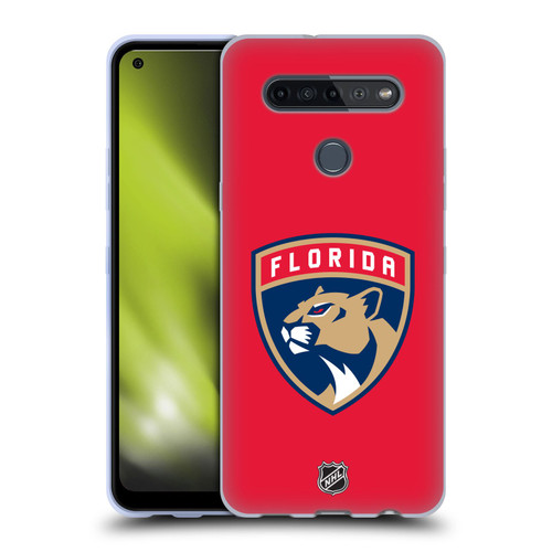 NHL Florida Panthers Plain Soft Gel Case for LG K51S