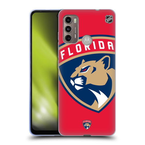 NHL Florida Panthers Oversized Soft Gel Case for Motorola Moto G60 / Moto G40 Fusion