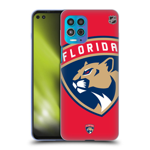 NHL Florida Panthers Oversized Soft Gel Case for Motorola Moto G100