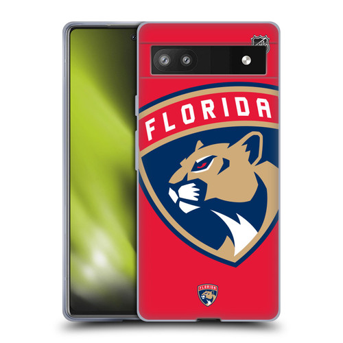 NHL Florida Panthers Oversized Soft Gel Case for Google Pixel 6a
