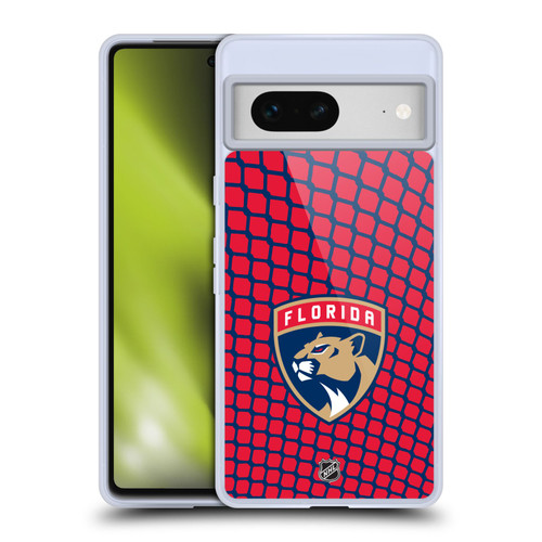 NHL Florida Panthers Net Pattern Soft Gel Case for Google Pixel 7